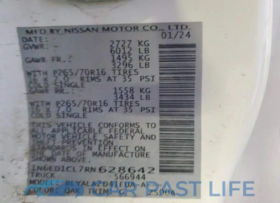 1N6ED1CL7RN628642# 12