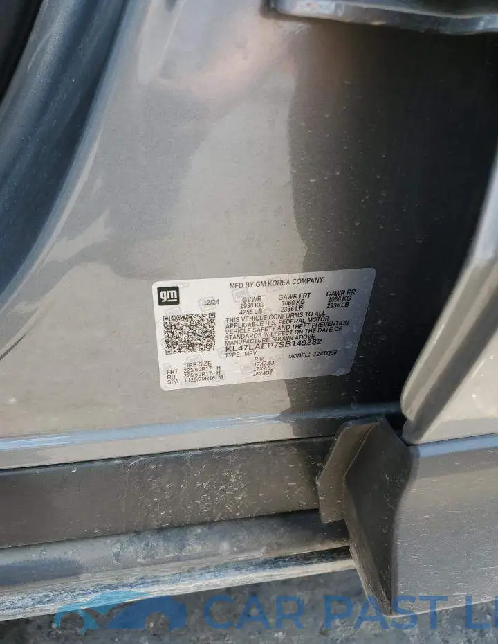 KL47LAEP7SB149282# 13