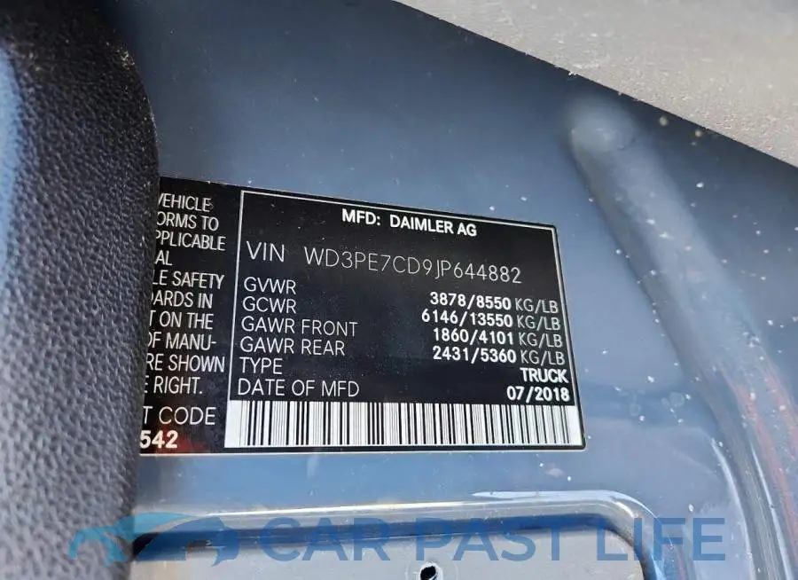 WD3PE7CD9JP644882# 13