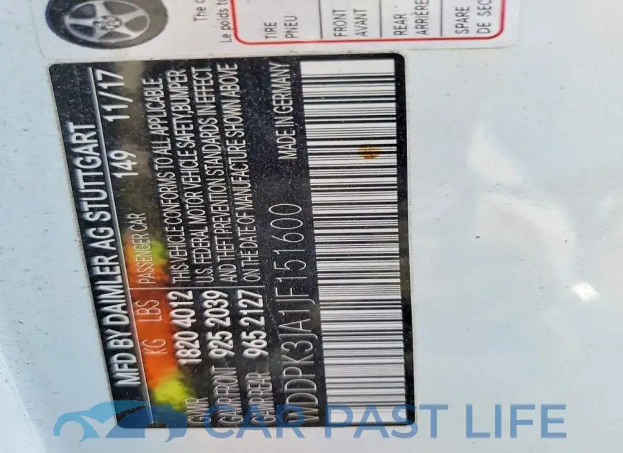 WDDPK3JA1JF151600# 12