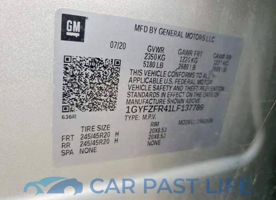 1GYFZFR41LF137789# 13