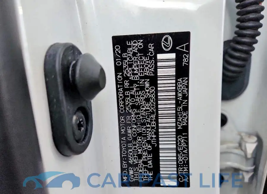 JTHP9JBH4L2025830# 12