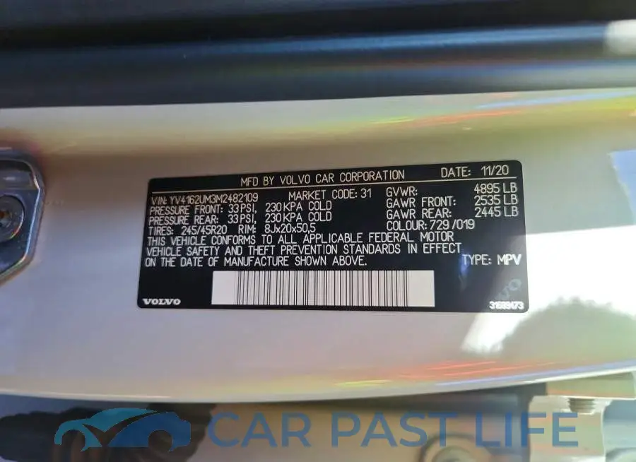YV4162UM3M2482109# 14