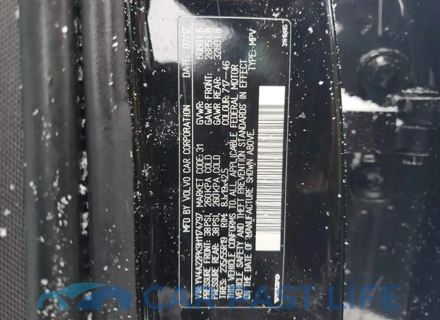 YV4A22PK9H1174797# 13