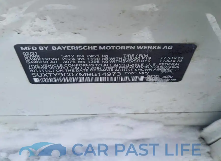 5UXTY9C07M9G14973# 13