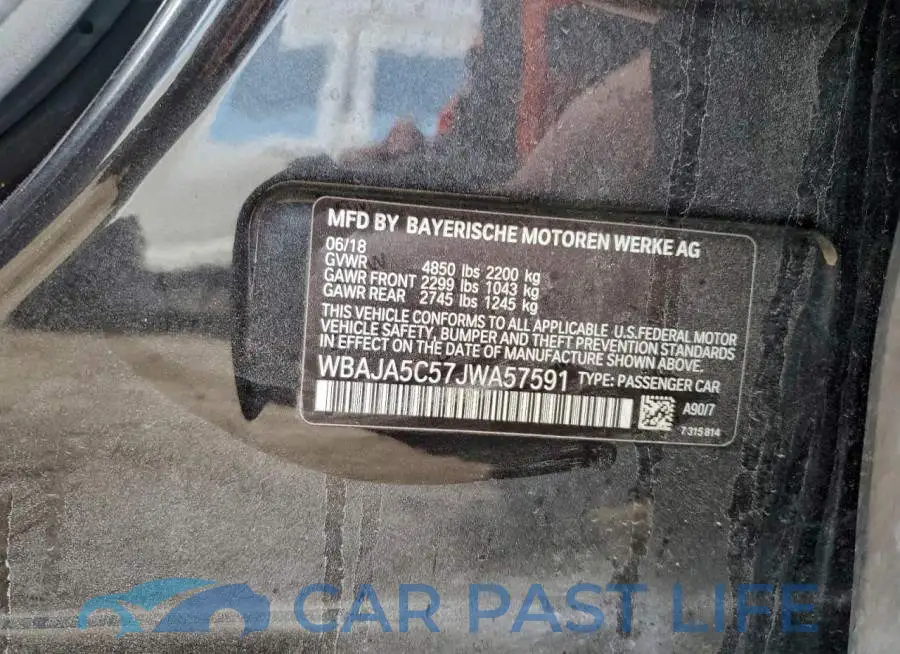 WBAJA5C57JWA57591# 12