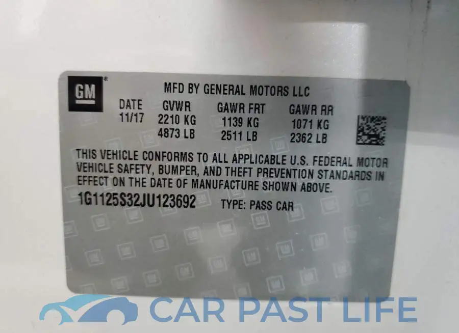 1G1125S32JU123692# 12