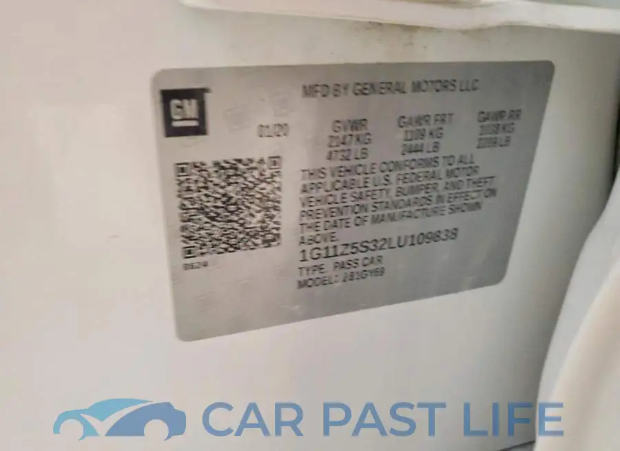 1G11Z5S32LU109838# 12