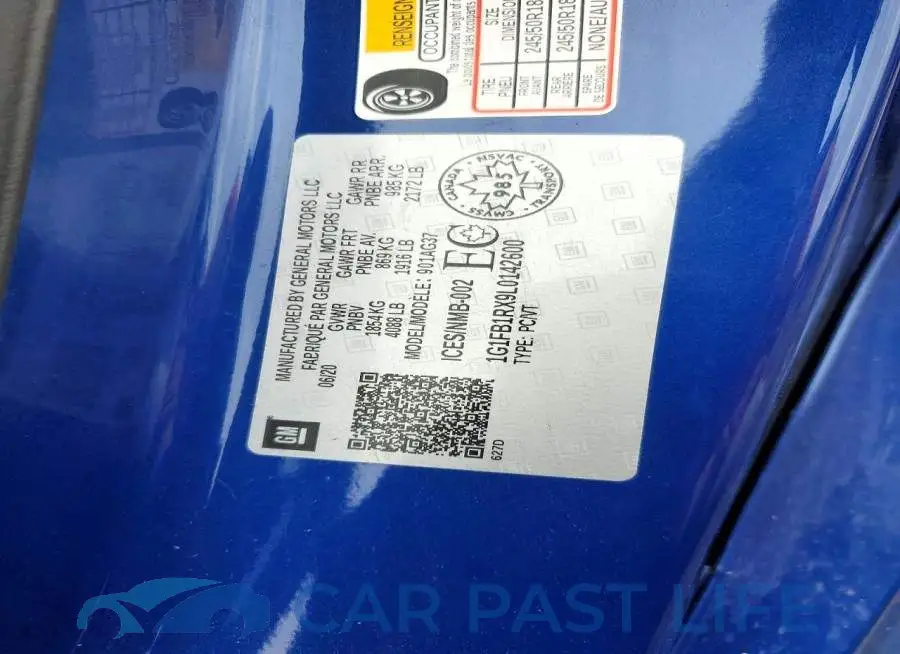 1G1FB1RX9L0142600# 12