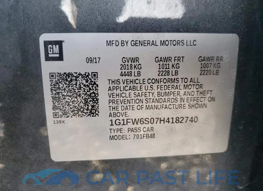 1G1FW6S07H4182740# 13