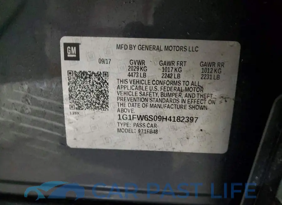 1G1FW6S09H4182397# 13