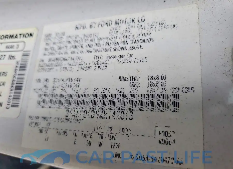 3FA6P0CD8KR142013# 12