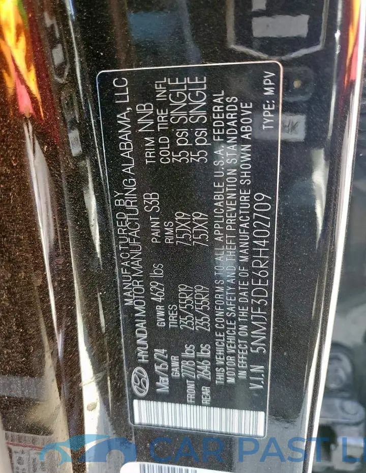 5NMJF3DE6RH402709# 12