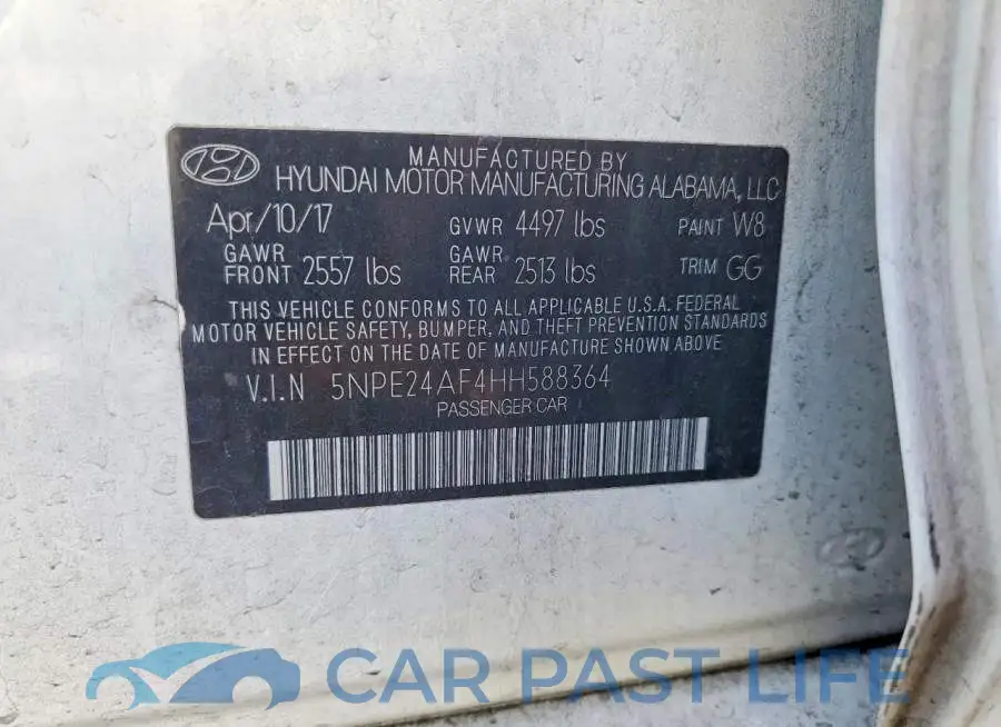 5NPE24AF4HH588364# 12