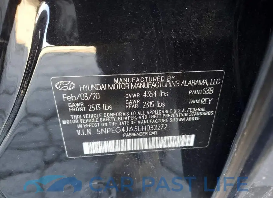 5NPEG4JA5LH032272# 13