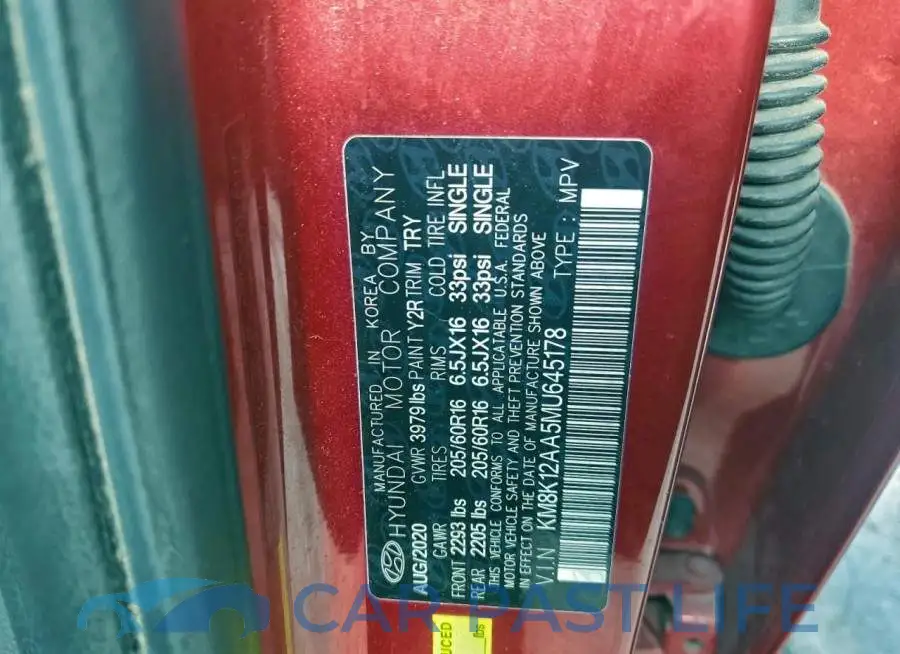KM8K12AA5MU645178# 13