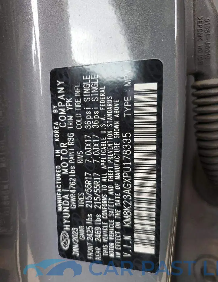 KM8K23AGXPU178335# 13