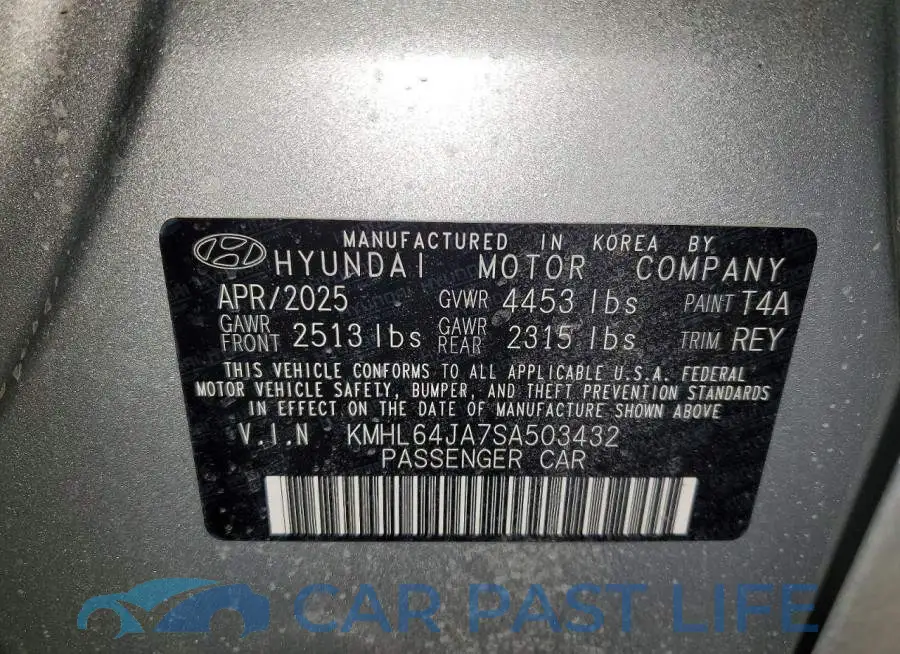 KMHL64JA7SA503432# 13