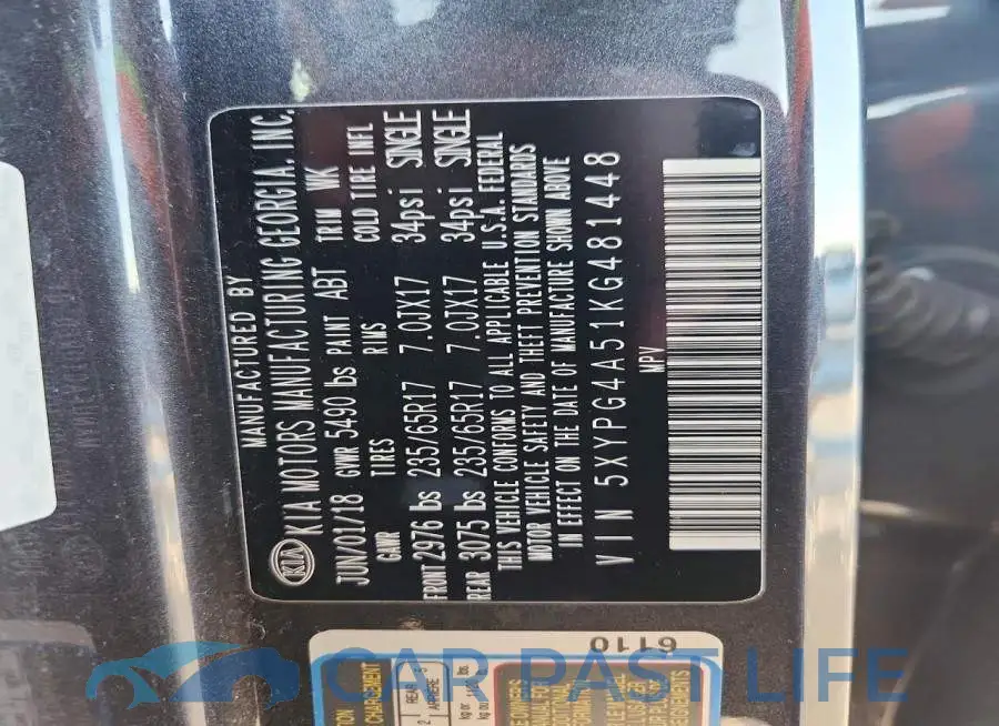 5XYPG4A51KG481448# 13