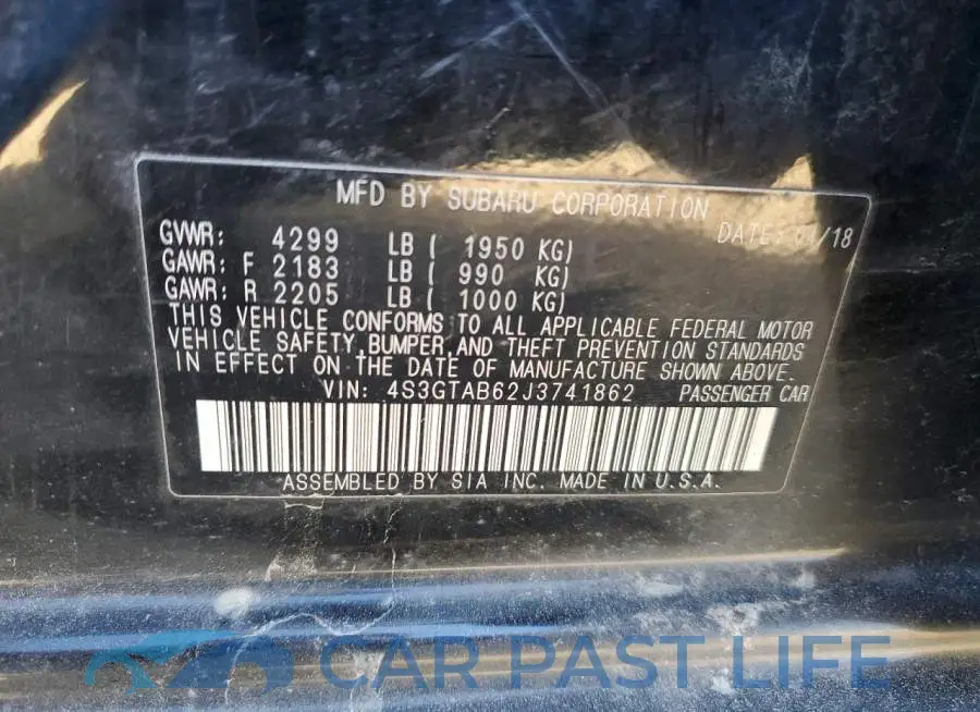 4S3GTAB62J3741862# 12