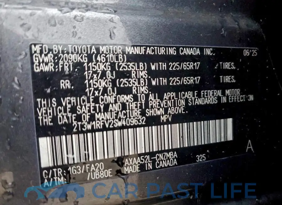 2T3W1RFV2SW409632# 13