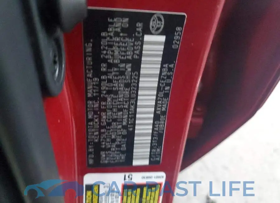 4T1C11AK3LU323225# 12