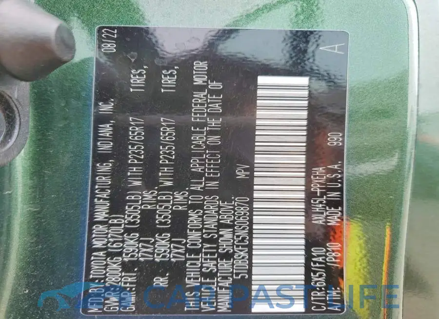 5TDBSKFC5NS069870# 14