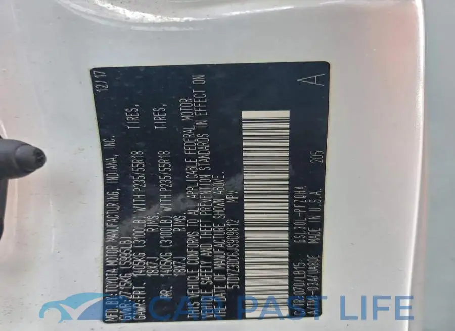 5TDYZ3DC6JS909812# 13