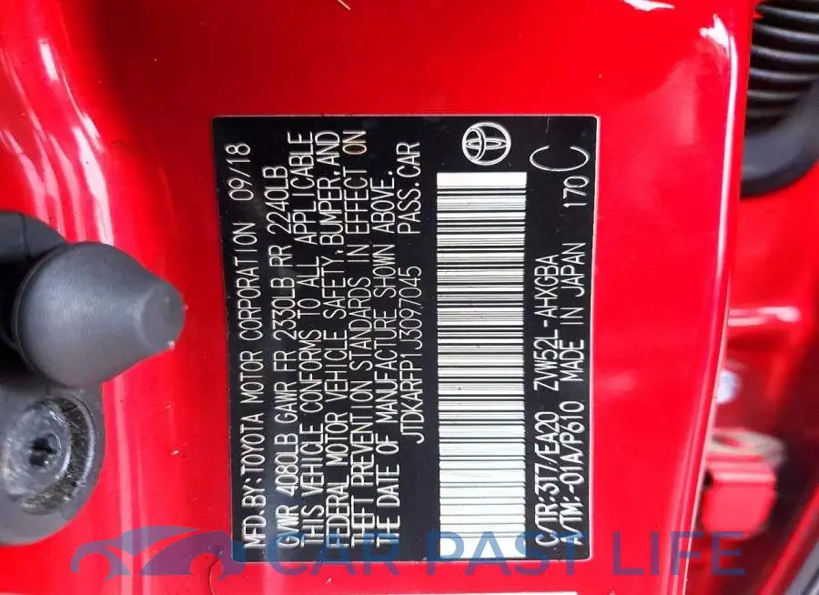 JTDKARFP1J3097045# 12