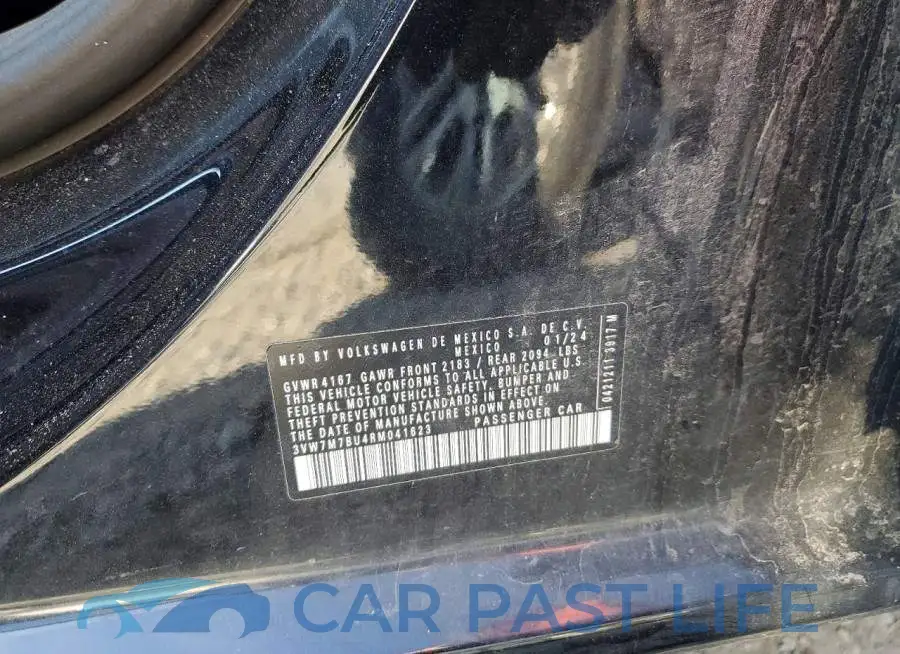 3VW7M7BU4RM041623# 12