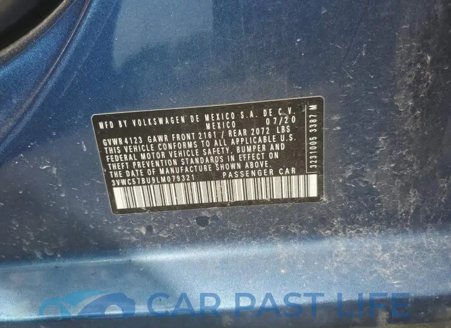 3VWC57BU9LM079321# 12