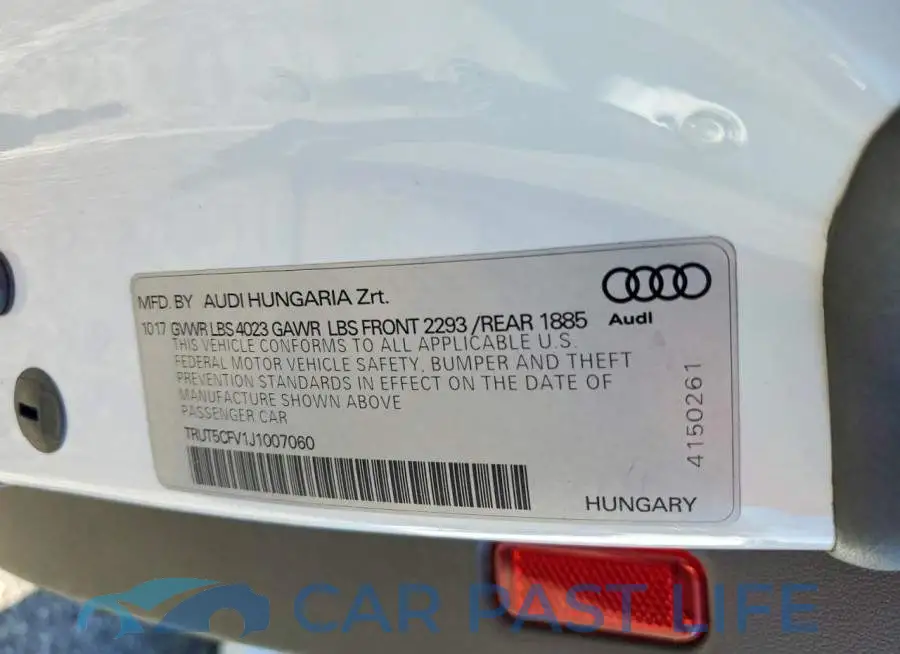 TRUT5CFV1J1007060# 12