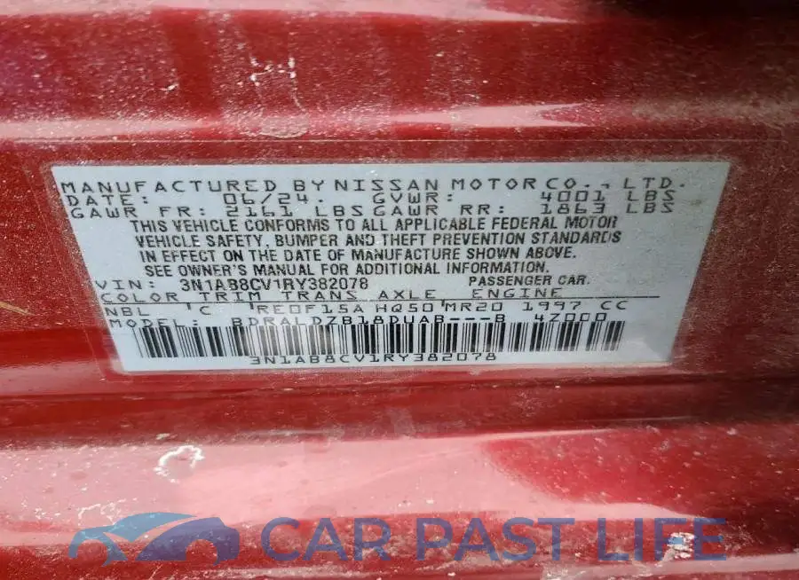 3N1AB8CV1RY382078# 12