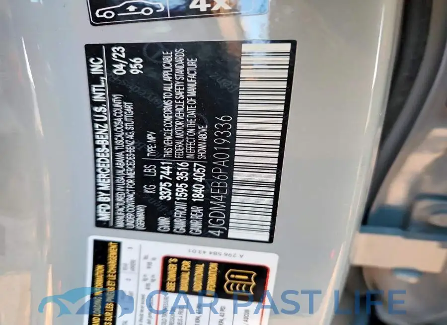 4JGDM4EB6PA019336# 13