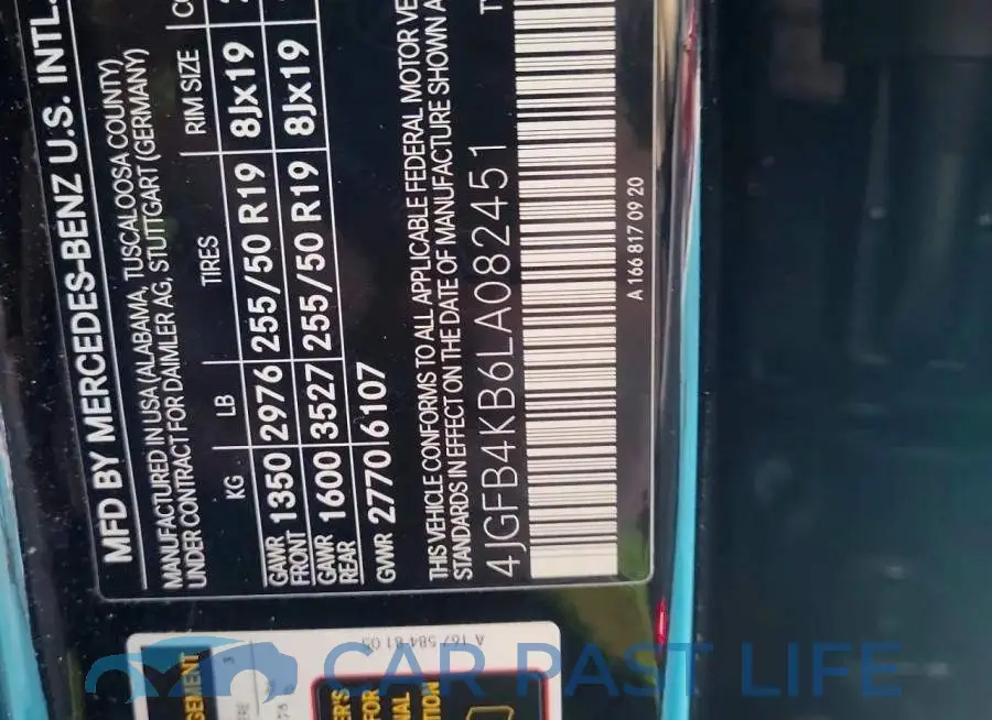 4JGFB4KB6LA082451# 10