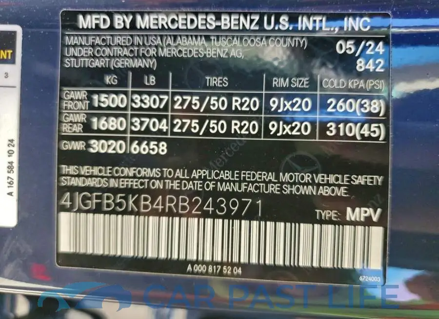 4JGFB5KB4RB243971# 13
