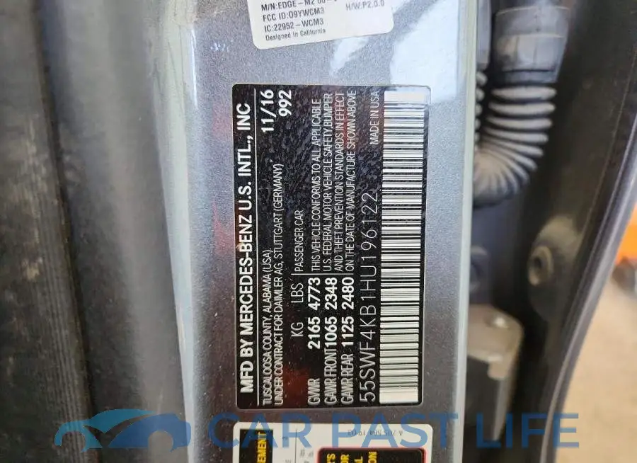 55SWF4KB1HU196122# 13