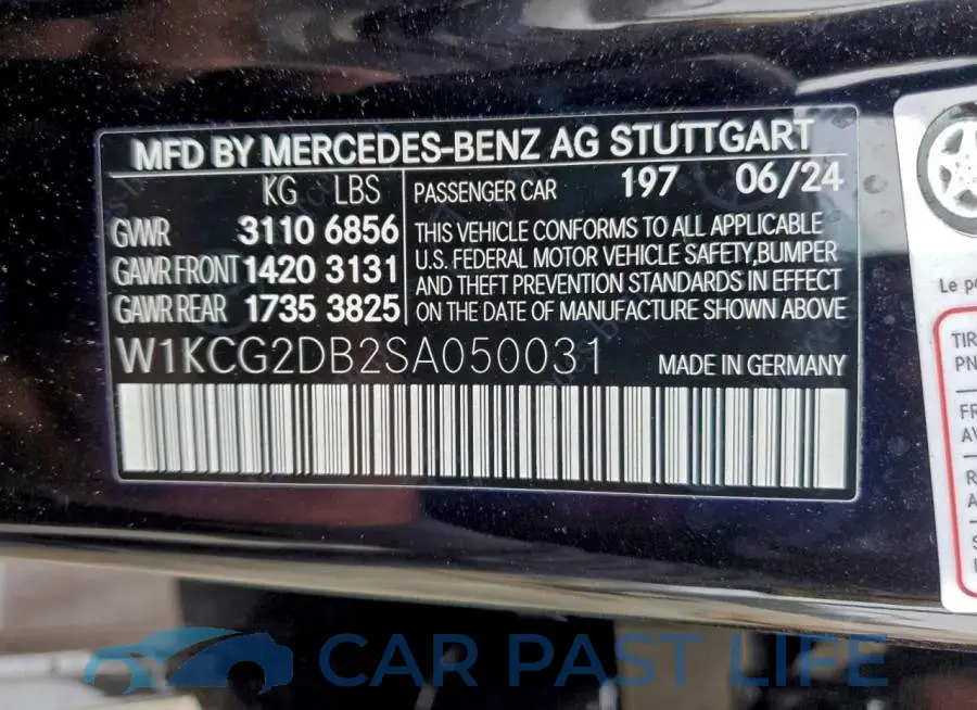 W1KCG2DB2SA050031# 13