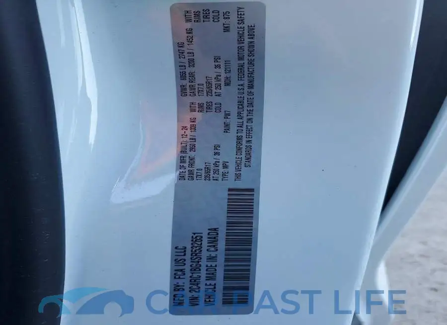 2C4RC1BG4SR532651# 13
