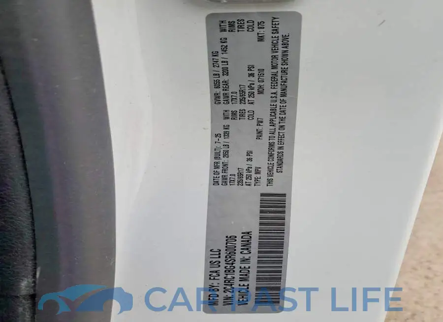 2C4RC1BG4SR600706# 13