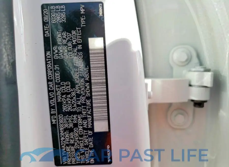 YV4A221KXM1683820# 13