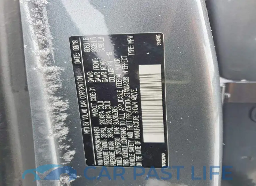 YV4A22PK9K1444151# 12