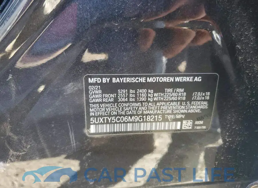 5UXTY5C06M9G18215# 12
