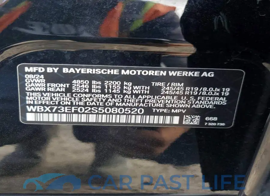 WBX73EF02S5080520# 13