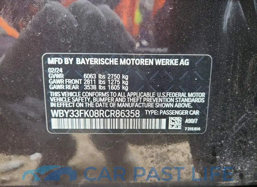 WBY33FK08RCR86358# 13