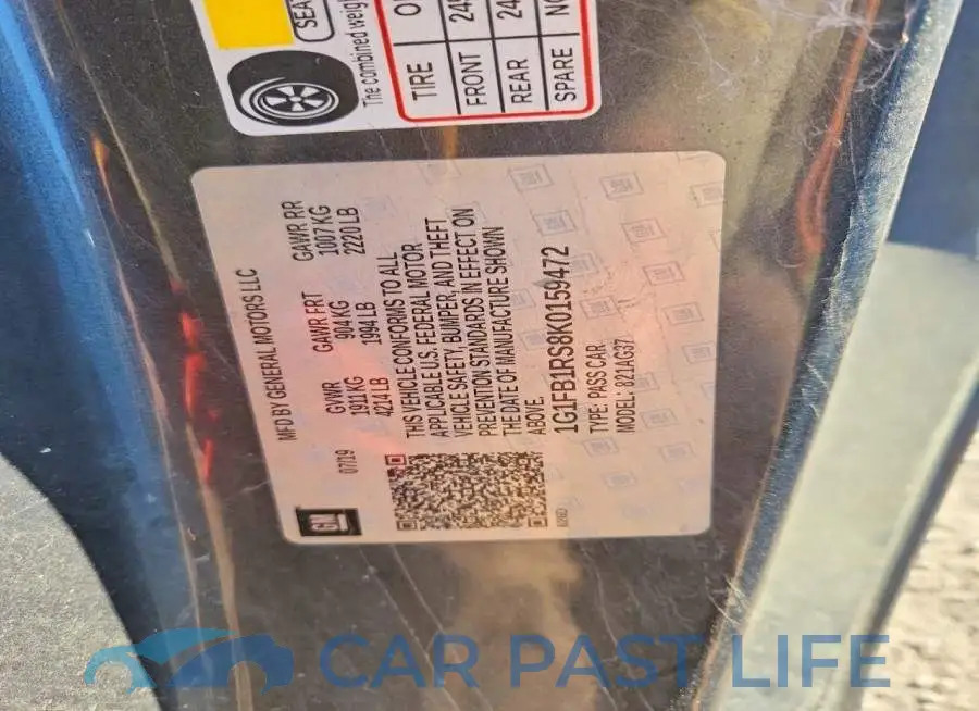 1G1FB1RS8K0159472# 12