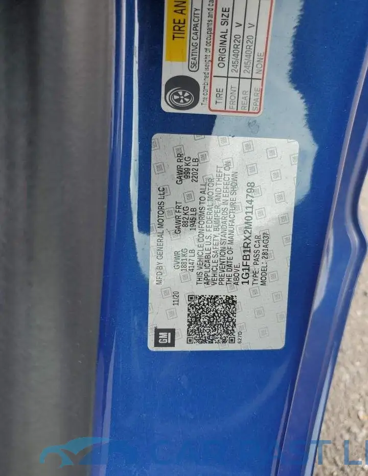 1G1FB1RX2M0114798# 12