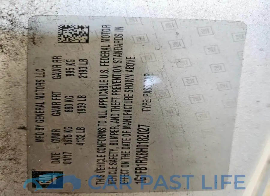 1G1FB1RX8H0182027# 13
