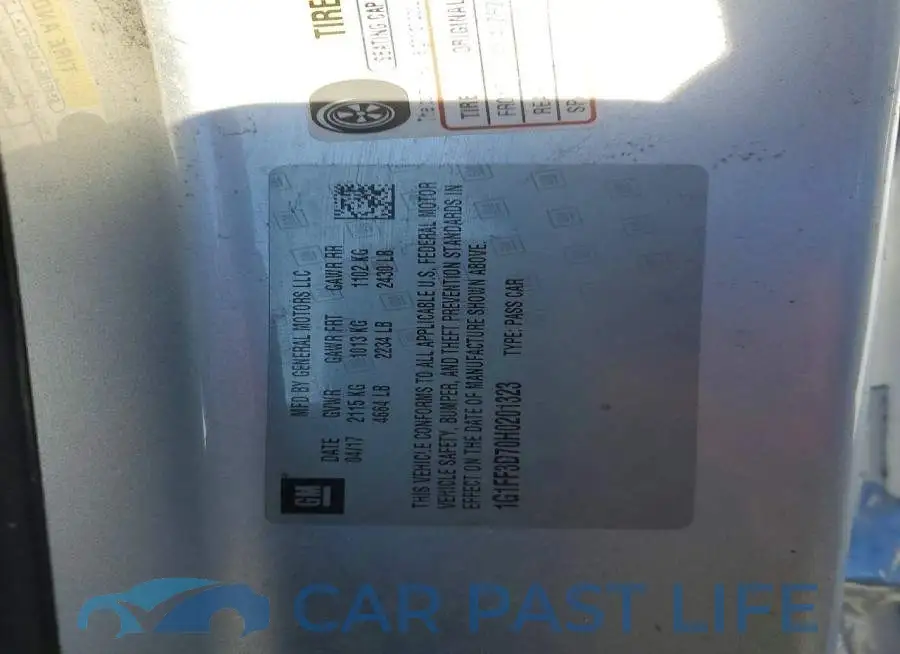 1G1FF3D70H0201323# 13