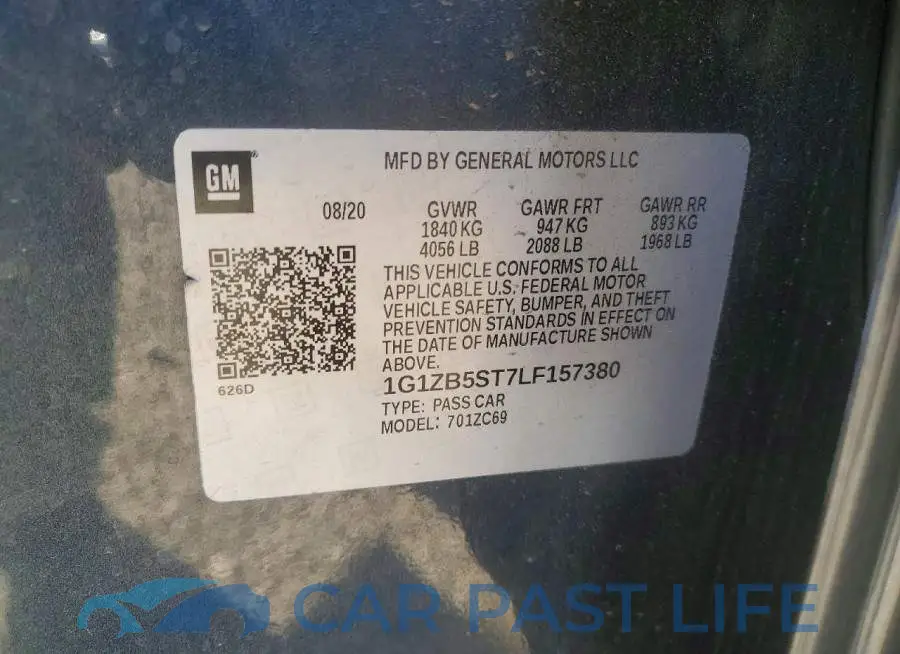 1G1ZB5ST7LF157380# 12